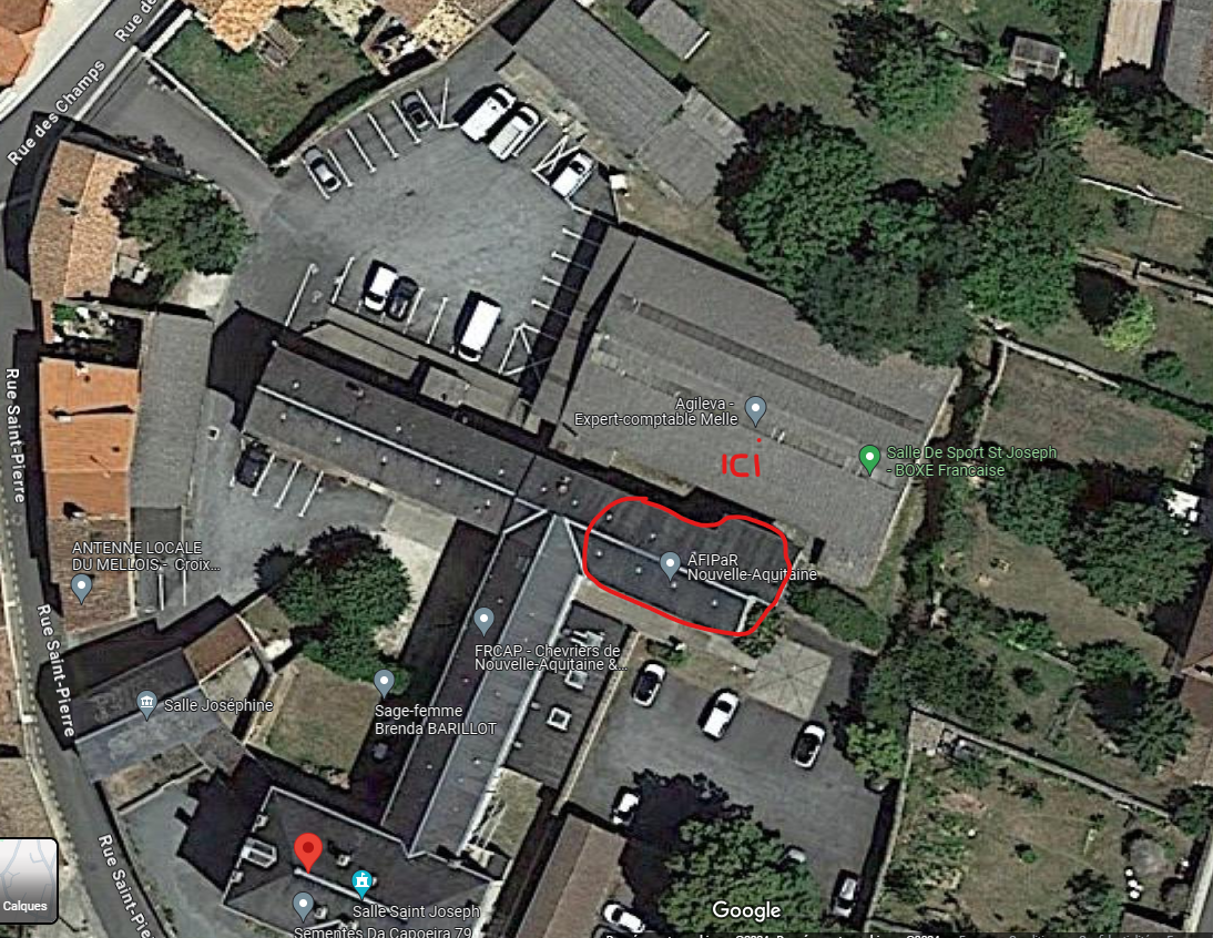 Vue aerienne salle st joseph